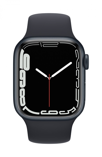 Picture of Apple Watch Series 7 GPS, 41mm Midnight Aluminium Case with Sport Band - Regular Midnight