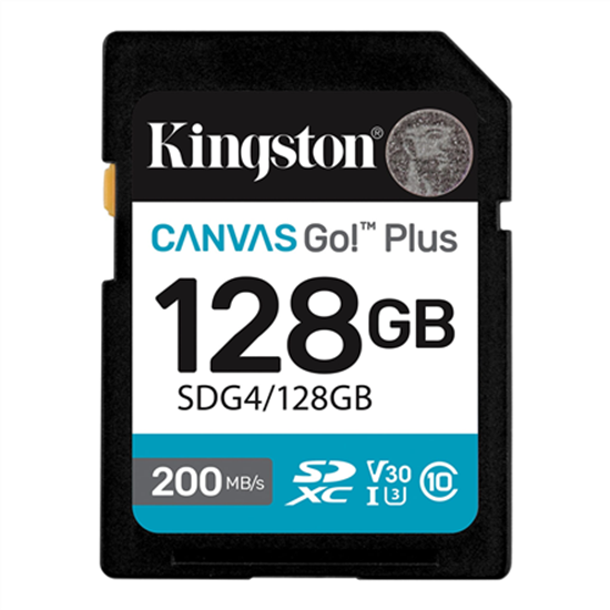 Picture of Atmiņas karte Kingston 128GB SDXC Canvas Go Plus Gen4