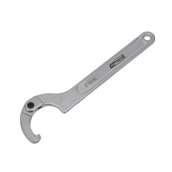 Picture of AWTools Klucz hakowy okrgy bolcowy przegubowy 50-80mm BLACK LINE