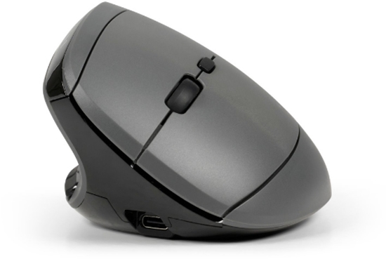 Изображение BakkerElkhuizen MidWay myszka Biuro Po lewej stronie RF Wireless + Bluetooth + USB Type-C Optyczny 2400 DPI