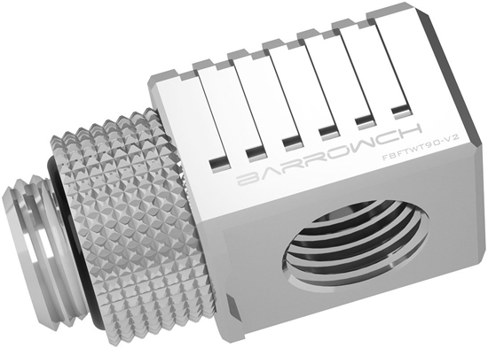 Picture of Barrow Special Adapter 90 Grad G1/4 Zoll IG auf G1/4 Zoll IG - silber