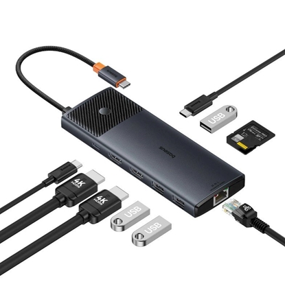 Attēls no Baseus B00061800123-01 USB-C Dock Station 10in1