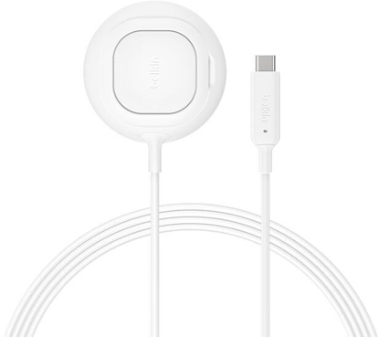Picture of Belkin UltraCharge Ladepad Qi2 25W mit Standfuß weiß WIA013hqWH