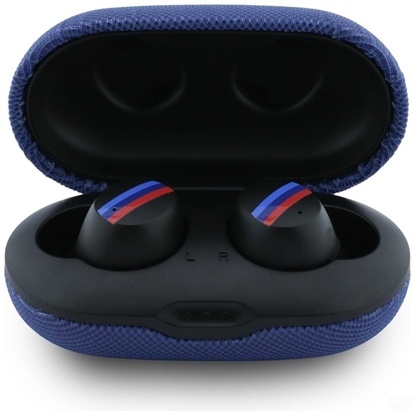 Attēls no Bezprzewodowe suchawki dokanaowe Bluetooth TWS BMW M Metal Logo ENC niebieski