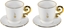 Attēls no Bialetti Set 2 Cappuccino Cups incl. saucers Pure Gold