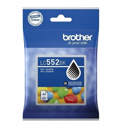 Изображение Brother oryginalny ink / tusz LC552BK, black, 550s