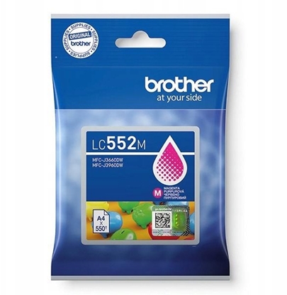 Изображение Brother oryginalny ink / tusz LC552M, magenta, 550s