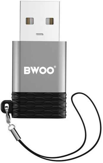 Picture of Adapter USB Conceptronic BZ-38 USB-A - USB-C Szary  (BZ-38)