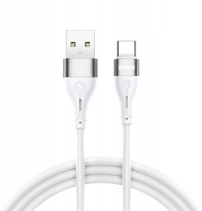 Picture of BWOO kabel USB - USB-C 1m 3A Minimalist Silicone biay X280C