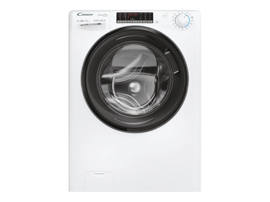 Изображение Candy Washing machine | CSO486TWMB6/1-S | Energy efficiency class A | Front loading | Washing capacity 8 kg | 1400 RPM | Depth 54 cm | Width 60 cm | Display | Digital | Steam function | Wi-Fi