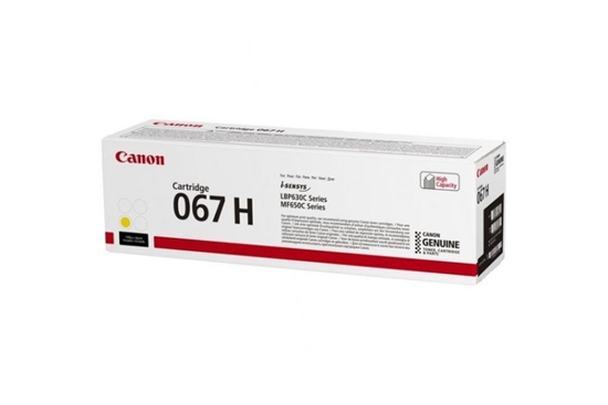 Picture of Canon CRG 067H (5103C002) Toner Cartridge, Yellow (SPEC)