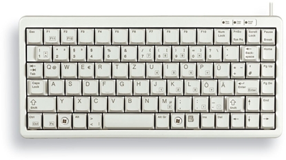 Изображение CHERRY G84-4100 klawiatura Uniwersalne USB + PS/2 QWERTY British English Szary