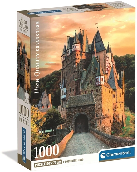 Picture of CLE puzzle 1000 Compact GoldenHourAttzCastle 37109