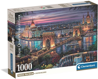 Picture of CLE puzzle 1000 Compact Lights of the Danube 37113