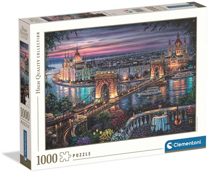 Picture of CLE puzzle 1000 HQ Lights of the Danube 37106