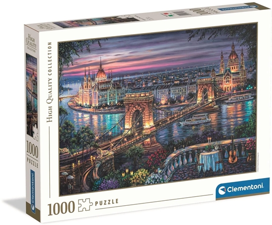 Picture of CLE puzzle 1000 HQ Lights of the Danube 37106
