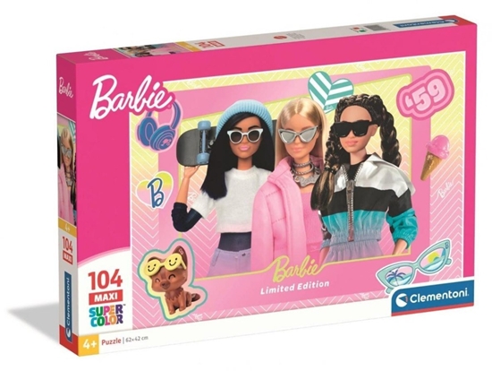 Picture of CLE puzzle 104 maxi SuperKolor Barbie 25015
