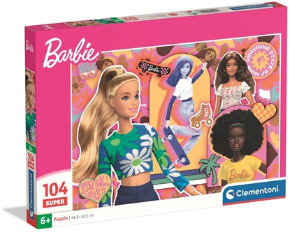 Picture of CLE puzzle 104 Super Barbie 25007