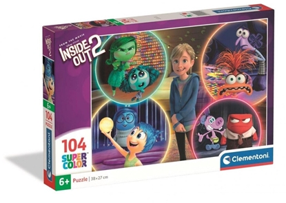 Picture of CLE puzzle 104 SuperKolor Inside Out 2 25071