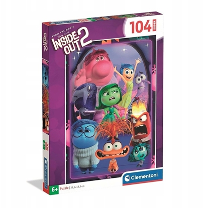 Picture of CLE puzzle 104 SuperKolor Inside Out 2 25072