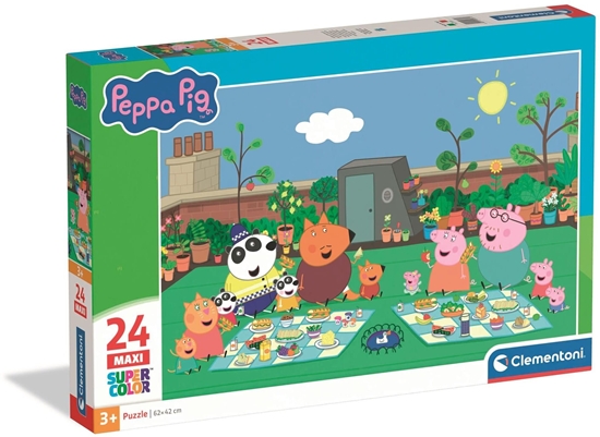 Picture of CLE puzzle 24 maxi SuperKolor Peppa Pig 24834