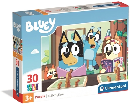 Picture of CLE puzzle 30 SuperKolor Bluey 20594