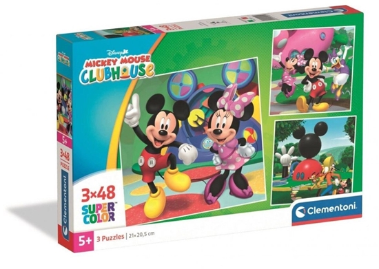 Picture of CLE puzzle 3x48 SuperKolor MickeyMouse 25005