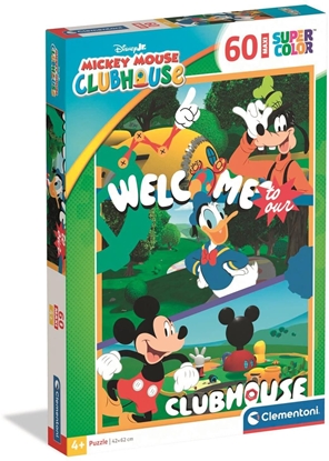 Picture of CLE puzzle 60 maxi SuperKolor MickeyMouse 26316