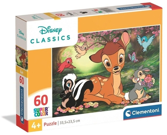 Picture of CLE puzzle 60 SuperKolor Bambi 26319