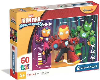 Attēls no CLE puzzle 60 SuperKolor IronMan_...Friends 26313