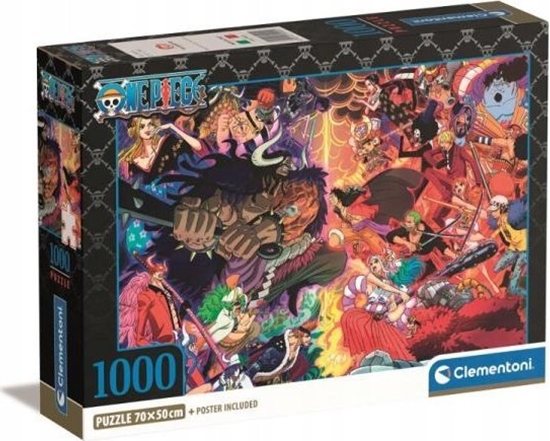 Изображение Clementoni CLE puzzle 1000 Compact Anime OnePiece 39922