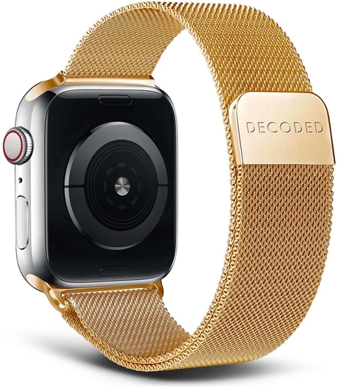 Picture of Decoded Milanaise Traction Strap 38/40/41/42mm Shiny Gold