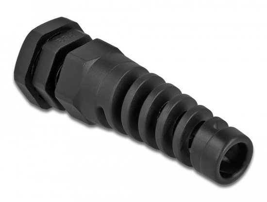 Picture of Delock Cable Gland with strain relief PG9 black