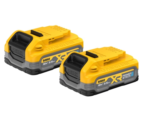 Picture of DEWALT AKUMULATOR 18V 3,5Ah POWERSTACK DCBP318S2 2szt.