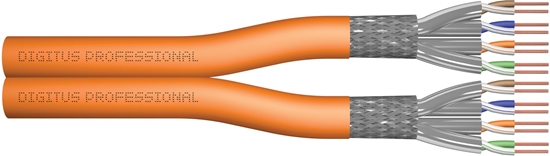 Изображение Digitus Cat.7 S/FTP installation cable, 500 m, duplex, Cca