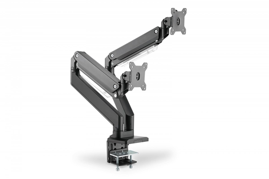 Picture of Digitus Universal Dual Monitor Mount with Gas Spring and Clamp Mount