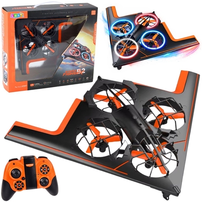 Picture of Dron Zdalnie Sterowany RC Latajcy Quadcopter wiata LED Aplikacja