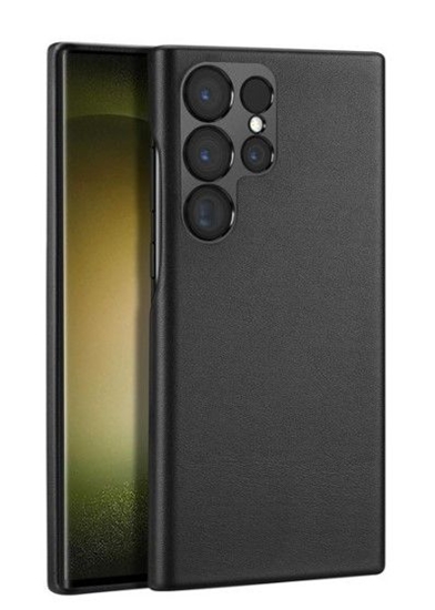 Picture of Dux Ducis - Galaxy S23 Ultra elegant case made of artificial leather Black