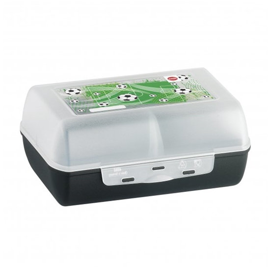 Picture of Emsa Kinder Set Trinkflasche 0,4l Brotdose Fußball 518140