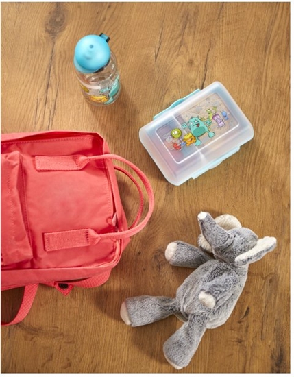 Picture of Emsa Kinder Set Trinkflasche 0,4l Brotdose Monster 518138