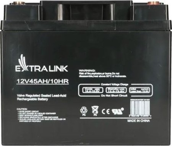 Изображение ExtraLink Akumulator AGM 12V 45AH