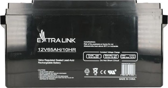 Изображение ExtraLink Akumulator AGM 12V 65AH