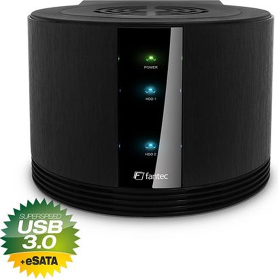 Picture of FANTEC SQ-X2RU3e 2x 3,5  Gehäuse (DAS)