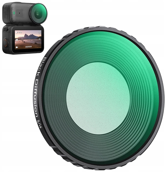 Изображение Filtr Black Diffusion 1/4 Efektowy Do Kamery Dji Osmo Nano Etui K&f Concept / Kf12.0031