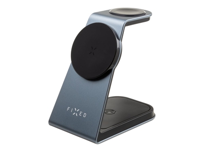 Attēls no Fixed | MagPowerstation ALU stand with wireless charging 3 in 1 | FIXMPOS-AL-GR