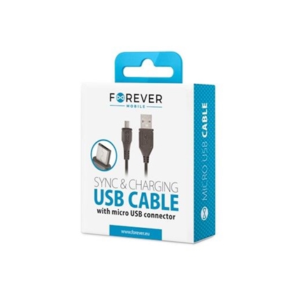 Picture of Kabel USB Forever USB-A - microUSB Czarny (T_0012101)