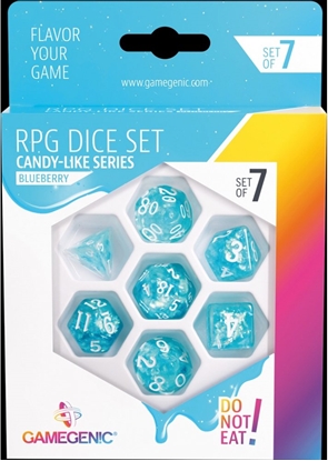 Изображение Gamegenic Candy-like Series - RPG Dice Set - Blueberry