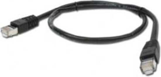 Picture of Gembird patchcord RJ45, osonka zalewana, kat. 5e, FTP, 0.5m, czarny (PP22-0.5M/BK)