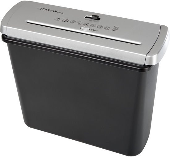 Изображение Genie 106 S niszczarka Rozdrabnianie tamowe 72 dB 22 cm Czarny, Srebrny