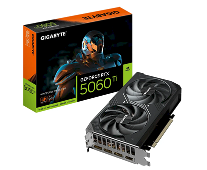 Picture of Gigabyte GeForce RTX 5060 Ti Windforce Max Graphics card 8GB GDDR7